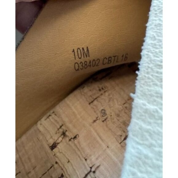 Korks by Kork Ease Joly Sandals Cross Strap Slip On Beige Bone Q38402 Womens 10M - Picture 8 of 8